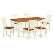 Atlin Designs 7-piece Wood Dinette Set in Buttermilk/Cherry