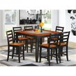 Atlin Designs 7-piece Wood Dining Set in Black/Cherry