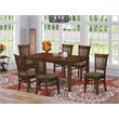 Atlin Designs 7-piece Wood Dining Room Set in Espresso