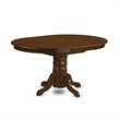 Atlin Designs Wood Espresso Dining Table Set Oval 7-Piece