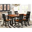 Atlin Designs 7-piece Table and Kitchen Chair Set in Black/Cherry