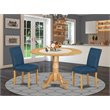 Atlin Designs 3-piece Wood Dining Set in Oak/Oasis