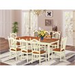 Atlin Designs 9-piece Wood Dining Table and Chairs in Cherry