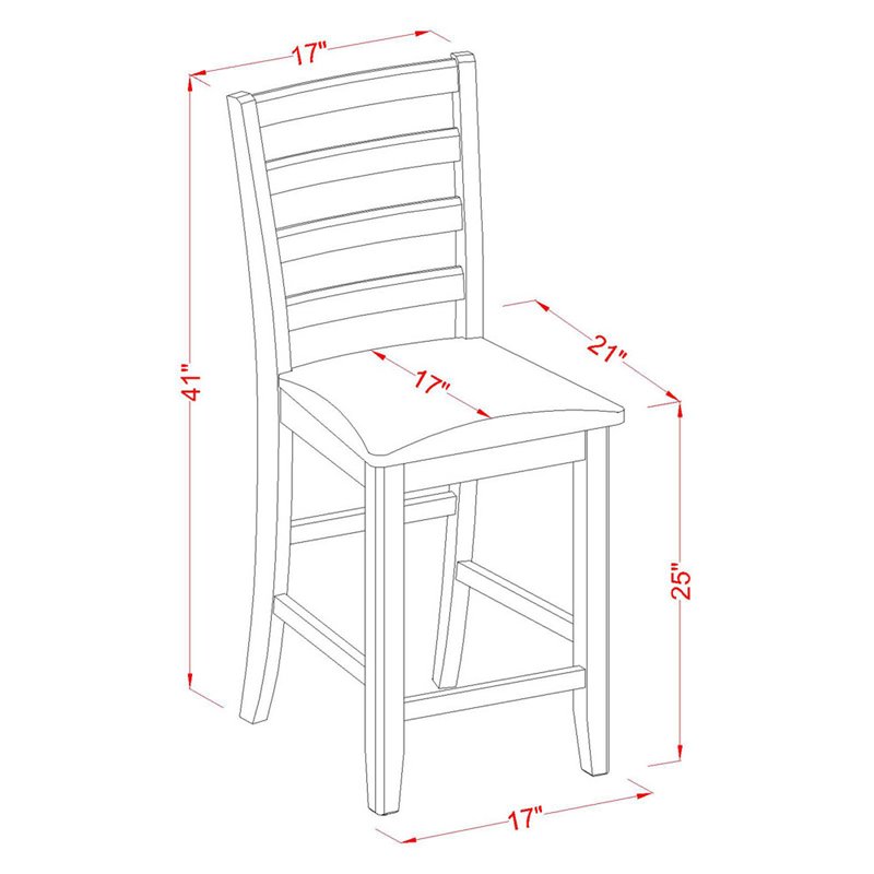 Atlin Designs 9-piece Wood Dining Set in Cappuccino
