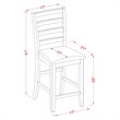Atlin Designs 9-piece Wood Dining Set in Cappuccino