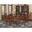 Atlin Designs Asian Hardwood Mahogany Dining Table Set Rectangular 78