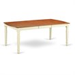 Atlin Designs 9-piece Wood Dining Table Set in Buttermilk/Cherry
