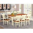 Atlin Designs 9-piece Wood Dining Set in Buttermilk/Cherry