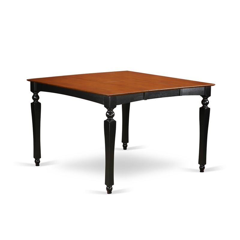 Atlin Designs 9-piece Wood Dining Table Set in Black/Cherry