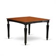 Atlin Designs 9-piece Wood Dining Table Set in Black/Cherry