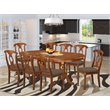 Atlin Designs 9-piece Dining Set with Cushion Chairs in Brown