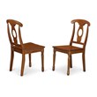 Atlin Designs 9-piece Wood Dining Table Set in Saddle Brown