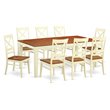 Atlin Designs 9-piece Wood Table and Dining Chair Set in Cherry
