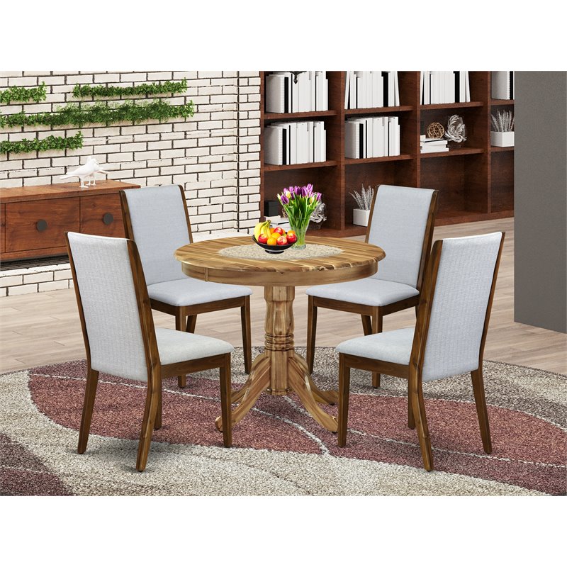 Atlin Designs 5-piece Wood Dining Room Set in Natural