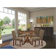 Atlin Designs 5-piece Wood Dining Set in Mahogany/Coffee