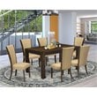 Atlin Designs 7-piece Wood Dining Set in Jacobean Brown