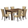 Atlin Designs 7-piece Wood Dining Set in Jacobean Brown