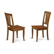 Atlin Designs 5-piece Wood Dining Table Set in Saddle Brown