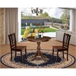 Atlin Designs 3-Piece Solid Wooden Dining Set in Mahogany