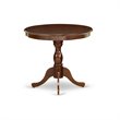 Atlin Designs 3-Piece Solid Wooden Dining Set in Mahogany