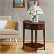 Atlin Designs Wood Nightstand in Antique Mahogany