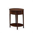 Atlin Designs Wood Nightstand in Antique Mahogany