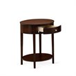 Atlin Designs Wood Nightstand in Antique Mahogany