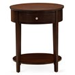 Atlin Designs Wood Nightstand in Antique Mahogany