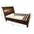 Atlin Designs Queen Storage Platform Bed Made with Wood in Dark Walnut