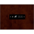 Atlin Designs Modern Solid Wood Queen Murphy Bed Chest with Mattress in Walnut