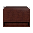 Atlin Designs Solid Wood Walnut Full Murphy Bed Chest with Mattress Unassembled
