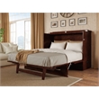 Atlin Designs Solid Wood Walnut Full Murphy Bed Chest with Mattress Unassembled