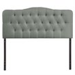 Queen Tufted Panel Headboard in Gray