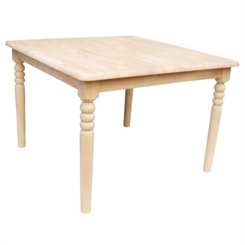 Rosebery Kids Solid Wood Unfinished Square Kids Table 32
