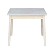 Rosebery Kids Solid Wood Kids Table with Butcher Block Surface in Natural