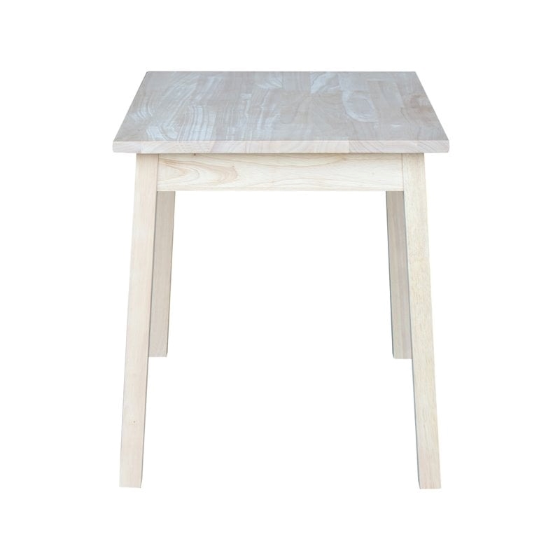 Rosebery Kids Solid Wood Kids Table with Butcher Block Surface in Natural