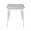 Rosebery Kids Solid Wood Kids Table with Butcher Block Surface in Natural