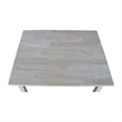 Rosebery Kids Solid Wood Kids Table with Butcher Block Surface in Natural