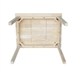 Rosebery Kids Solid Wood Kids Table with Butcher Block Surface in Natural