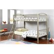 Rosebery Kids Contemporary Metal Twin over Twin Bunk Bed in Gold