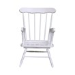 Rosebery Kids Solid Para Wood Linen White Rocker 27.75