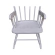Rosebery Kids Solid Para Wood Linen White Rocker 27.75