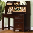 Transitional Solid Wood Desk in Dark Walnut