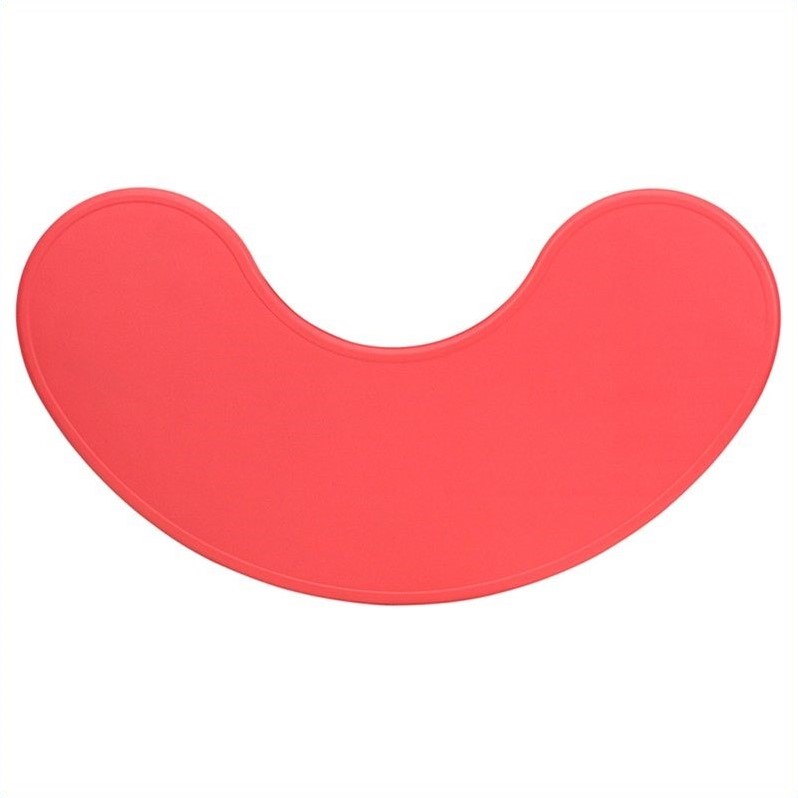 Rosebery Kids Plastic Red Activity Table Half-Moon Adjustable 35