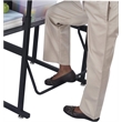 Metal-Plastic Student Desk with Book Box in Gray