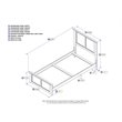 Rosebery Kids Twin XL Wood Foundation Bed with Matching Footboard in White