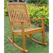 Large Porch Patio Rocker in Natural Stain