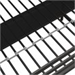 Rosebery Kids Full Metal Loft Bed with Desk in Black