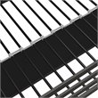 Rosebery Kids Twin Metal Loft Bed with Desk in Black