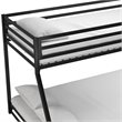 Rosebery Kids Twin Over Full Metal Bunk Bed in Black